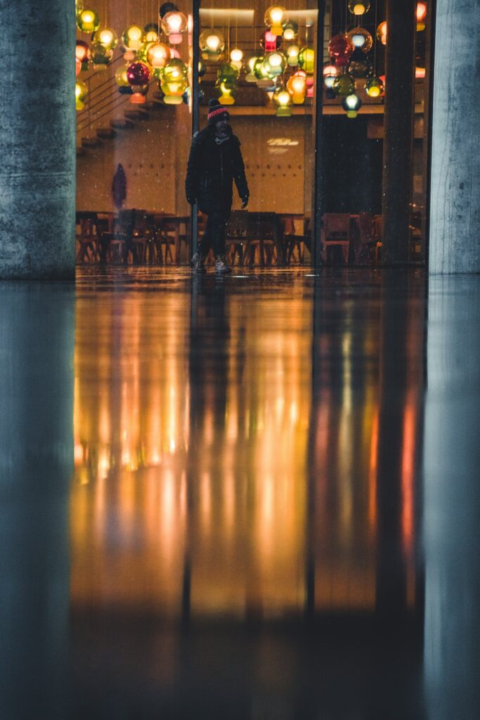 Reflective Windbreaker Jacke